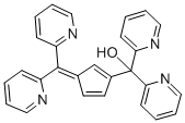 structure of CAS# 1740-22-3, Pyrinoline;[3-[Bis(2-Pyridyl)Methylene]-1-Cyclopenta-1,4-Dienyl]-Bis(2-Pyridyl)Methanol;D05661;Pyrinoline (Usan)