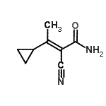 CAS#: 17407-32-8， (2E)-2-Cyano-3-Cyclopropyl-2-Butenamide