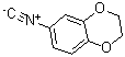 structure of CAS# 174092-82-1, 2,3-Dihydro-6-Isocyano-1,4-Benzodioxin;2,3-Dihydro-6-Isocyano-1,4-Benzodioxine, 95% 1GR;2,3-Dihydro-6-Isocyano-1,4-Benzodioxine,95%;6-ISOCYANO-2,3-DIHYDRO-BENZO[1,4]DIOXINE
