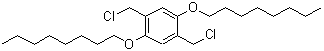 structure of CAS# 174230-68-3, 1,4-Bis(Chloromethyl)-2,5-Bis(Octyloxy)Benzene;2,5-Bis(Chloromethyl)1,4-Bis(Octyloxy)Benzene;2,5-bis(chloromethyl)-1,4-dioctyloxybenzene;BENZENE,1,4-BIS(CHLOROMETHYL)-2,5-BIS(OCTYLOXY)-