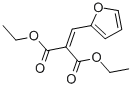 structure of CAS# 17448-96-3, Diethyl Furfurylidene Malonate;Diethyl 2-(2-Furylmethylene)Propanedioate;2-(2-Furylmethylene)Propanedioic Acid Diethyl Ester;2-(2-Furylmethylene)Malonic Acid Diethyl Ester