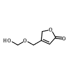 CAS 登录号：174655-95-9， 4-[(羟基甲氧基)甲基]-2(5H)-呋喃酮