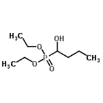 structure of CAS# 17477-67-7, Diethyl (1-Hydroxybutyl)Phosphonate;Diethyl-1-hydroxybutylphosphonate
