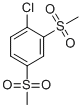 结构式 CAS# 17481-98-0, 1-氯-2,4-二-甲烷磺酰基-苯