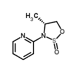 CAS 登录号：174854-83-2， 2-[(4R)-4-甲基-2-氧代-1,2,3-氧杂噻唑烷-3-基]吡啶