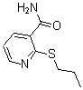 结构式 CAS# 175135-26-9, 2-(丙基硫代)-3-吡啶甲酰胺