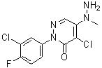 CAS#: 175135-72-5， 4-Chloro-2-(3-Chloro-4-Fluorophenyl)-5-(1-Methylhydrazino)-3(2H)-Pyridazinone