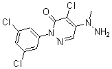 structure of CAS# 175135-84-9, 4-Chloro-2-(3,5-Dichlorophenyl)-5-(1-Methylhydrazinyl)-3(2H)-Pyridazinone;4-CHLORO-2-(3,5-DICHLOROPHENYL)-5-(1-METHYLHYDRAZINO)-2,3-DIHYDROPYRIDAZIN-3-ONE;4-CHLORO-2-(3,5-DICHLOROPHENYL)-5-(1-METHYLHYDRAZINO)PYRIDAZIN-3(2H)-ONE