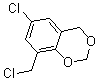 结构式 CAS# 175136-61-5, 6-氯-8-(氯甲基)-4H-1,3-苯并二氧杂环己