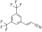 结构式 CAS# 175136-63-7, 3-[3,5-二(三氟甲基)苯基]-2-丙烯腈
