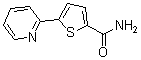 structure of CAS# 175202-40-1, 5-(2-Pyridinyl)-2-Thiophenecarboxamide;5-(2-Pyridinyl)Thiophene-2-Carboxamide;5-(PYRID-2-YL)THIOPHENE-2-CARBOXAMIDE;5-(2-PYRIDYL)THIOPHENE-2-CARBOXAMIDE