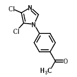 CAS 登录号：175202-67-2， 1-[4-(4,5-二氯-1H-咪唑-1-基)苯基]乙酮