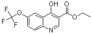 structure of CAS# 175203-85-7, 4-Hydroxy-6-(Trifluoromethoxy)-3-Quinolinecarboxylic Acid Ethyl Ester;4-HYDROXY-6-TRIFLUOROMETHOXYQUINOLINE-3-CARBOXYLIC ACID ETHYL ESTER;Ethyl 4-Oxo-6-(Trifluoromethoxy)-1,4-Dihydroquinoline-3-Carboxylate;ETHYL 4-HYDROXY-6-(TRIFLUOROMETHOXY)QUINOLINE-3-CARBOXYLATE