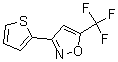 结构式 CAS# 175203-89-1, 3-(2-噻吩基)-5-(三氟甲基)-异恶唑