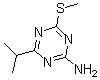 structure of CAS# 175204-55-4, 4-(1-Methylethyl)-6-(Methylthio)-1,3,5-Triazin-2-Amine;4-(Methylsulphanyl)-6-Prop-2-Yl)-1,3,5-Triazin-2-Amine;2-Amino-4-Isopropyl-6-(Methylthio)-1,3,5-Triazine;4-ISOPROPYL-6-(METHYLTHIO)-1,3,5-TRIAZIN-2-AMINE