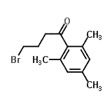 structure of CAS# 175204-92-9, 4-Bromo-1-Mesityl-1-Butanone;4-BROMO-1-MESITYLBUTAN-1-ONE