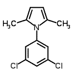 结构式 CAS# 175205-50-2, 1-(3,5-二氯苯基)-2,5-二甲基-1H-吡咯