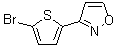 structure of CAS# 175205-66-0, 3-(5-Bromo-2-Thienyl)-1,2-Oxazole;3-(5-BROMO-2-THIENYL)ISOXAZOLE;ISOXAZOLE,3-(5-BROMO-2-THIENYL)-;Maybridge1_007304
