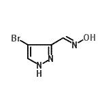 CAS 登录号：175276-45-6， (E)-1-(4-溴-1H-吡唑-3-基)-N-羟基甲亚胺