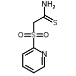 结构式 CAS# 175276-91-2, 2-(2-吡啶基磺酰基)硫代乙酰胺