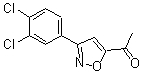 structure of CAS# 175277-36-8, 1-[3-(3,4-Dichlorophenyl)-5-Isoxazolyl]-Ethanone;1-[3-(3,4-DICHLOROPHENYL)ISOXAZOL-5-YL]ETHAN-1-ONE;5-ACETYL-3-(3,4-DICHLOROPHENYL)ISOXAZOLE