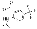 结构式 CAS# 175277-90-4, N-(1-甲基乙基)-2-硝基-4-(三氟甲基)-苯胺