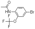 structure of CAS# 175278-18-9, N-[4-Bromo-2-(Trifluoromethoxy)Phenyl]Acetamide;N-[4-Bromo-2-(Trifluoromethoxy)Phenyl]Ethanamide;Sr-01000635763-1;Mixcom1_000105
