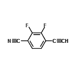 CAS 登录号：175283-25-7， 4-乙炔基-2,3-二氟苯甲腈