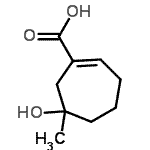 CAS#: 17606-98-3， 6-Hydroxy-6-Methyl-1-Cycloheptene-1-Carboxylic Acid