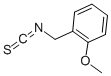 structure of CAS# 17608-09-2, 1-(Isothiocyanatomethyl)-2-Methoxy-Benzene;1-(Isothiocyanatomethyl)-2-Methoxy-Benzene;Zinc02168498;2-Methoxybenzyl Isothiocyanate