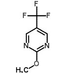 structure of CAS# 176214-14-5, 2-Methoxy-5-(Trifluoromethyl)Pyrimidine;2-Methoxy-5-(trifluoromethyl)pyrimidine;2-Methoxy-5-trifluoromethyl-pyrimidine;MFCD11848043
