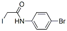 structure of CAS# 17641-04-2, 4-Bromo-2-Iodo-Acetanilide;N-(4-Bromophenyl)-2-Iodo-Acetamide;N-(4-Bromophenyl)-2-Iodo-Ethanamide;4'-Bromo-2-Iodoacetanilide