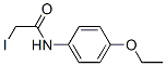 structure of CAS# 17641-13-3, N-(4-Ethoxyphenyl)-2-Iodoacetamide;N-(4-Ethoxyphenyl)-2-Iodo-Acetamide;N-(4-Ethoxyphenyl)-2-Iodo-Ethanamide;P-Phenetidine, N-(Iodoacetyl)-