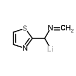 CAS 登录号：176795-87-2， [(亚甲基氨基)(1,3-噻唑-2-基)甲基]锂