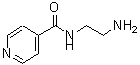structure of CAS# 17704-88-0, N-(2-Aminoethyl)Isonicotinamide;N-(2-aminoethyl)-4-pyridylcarboxamide;N-(2-Amino-ethyl)-isonicotinamide;N-(2-Amino-ethyl)-isonicotinamide dihydrochloride
