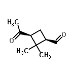 CAS#: 177316-72-2， (1R,3S)-3-Acetyl-2,2-Dimethylcyclobutanecarbaldehyde