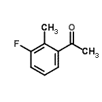 结构式 CAS# 177942-47-1, 1-(3-氟-2-甲基苯基)乙酮