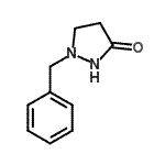 structure of CAS# 17826-70-9, 1-Benzyl-3-Pyrazolidinone;1-benzylpyrazolidin-3-one;1-BENZYL-PYRAZOLIDIN-3-ONE;1-benzyltetrahydro-3H-pyrazol-3-one