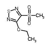 CAS#: 178368-42-8， 3-Ethoxy-4-(Methylsulfonyl)-1,2,5-Thiadiazole
