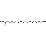 CAS 登录号：1787-09-3， (1E)-1-十六碳烯-1-基乙酸酯