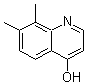 structure of CAS# 178984-37-7, 7,8-Dimethylquinolin-4-Ol;7,8-Dimethyl-4-quinolinol;Dimethylhydroxyquinolineg