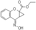 structure of CAS# 179067-99-3, Ethyl (7E)-7-(Hydroxyimino)-7,7A-Dihydrocyclopropa[b]Chromene-1A(1H)-Carboxylate;(±)1aRS,7<wbr>aRS -2-Hy<wbr>droxyimin<wbr>o-1a,2-di<wbr>hydro-1H-<wbr>7-oxa-cyc<wbr>lopropa[b<wbr>]naphthal<wbr>ene-7a-ca<wbr>rboxylic <wbr>acid ethy<wbr>l ester;2-[(E)-Hy<wbr>droxyimin<wbr>o]-1a,2-d<wbr>ihydro-1H<wbr>-7-oxa-cy<wbr>clopropa[<wbr>b]naphtha<wbr>lene-7a-c<wbr>arboxylic<wbr> acid eth<wbr>yl ester;2-Hydroxy<wbr>imino-1a,<wbr>2-dihydro<wbr>-1H-7-oxa<wbr>-cyclopro<wbr>pa[b]naph<wbr>thalene-7<wbr>a-carboxy<wbr>lic acid <wbr>ethyl est<wbr>er(CPCCOE<wbr>t)