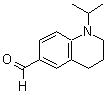 结构式 CAS# 179406-88-3, 1-异丙基-1,2,3,4-四氢-6-喹啉甲醛