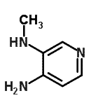 structure of CAS# 1796-73-2, N<Sup>3</Sup>-Methyl-3,4-Pyridinediamine;3,4-Pyridinediamine,N3-methyl-;N3-methylpyridine-3,4-diamine
