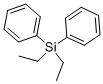 structure of CAS# 17964-10-2, Diethyldiphenylsilane;Diethyldiphenylsilane;Silane, Diethyldiphenyl-