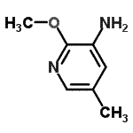 structure of CAS# 179677-17-9, 2-Methoxy-5-Methyl-Pyridin-3-Amine;3-Amino-2-methoxy-5-methylpyridine