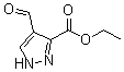structure of CAS# 179692-09-2, 4-Formyl-1H-Pyrazole-3-carboxylic Acid Ethyl Ester;Ethyl 4-Formyl-1H-Pyrazole-3-Carboxylate(SALTDATA: FREE);1H-Pyrazole-3-Carboxylicacid,4-Formyl-,Ethylester(9CI);Ethyl 4-Formyl-1H-Pyrazole-3-Carboxylate