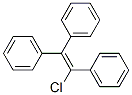 structure of CAS# 18084-97-4, Chlorotriphenylethylene;[2-Chloro-1,2-Di(Phenyl)Vinyl]Benzene;Benzene, 1,1',1''-(1-Chloro-1-Ethenyl-2-Ylidene)Tris-;Ethylene, Chlorotriphenyl-