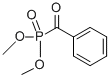 structure of CAS# 18106-71-3, Dimethyl(Phenyloxomethyl)Phosphonate;Dimethoxyphosphoryl-Phenyl-Methanone;Benzoyl-Phosphonic Acid Dimethyl Ester;Nsc 82396