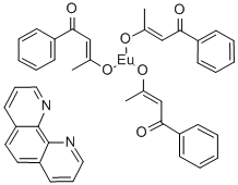 结构式 CAS# 18130-95-5, (1,10-菲咯啉)三(1-苯基-1,3-丁二酮)-铕